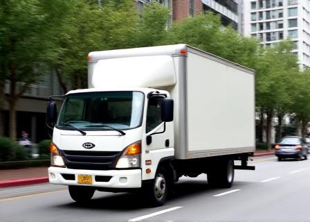 Urban box truck for city delivery
