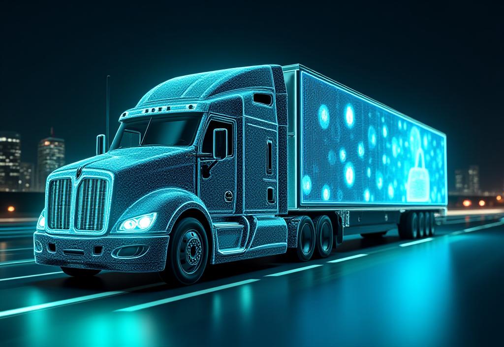 Secure data visualization and technology mesh for logistics
